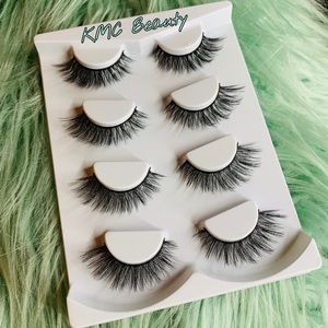 Set of 4 Mink 3D Lashes 💋